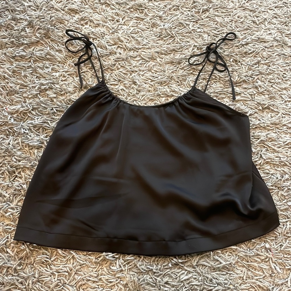 Urban Outfitters Tie Shoulder Crop Top